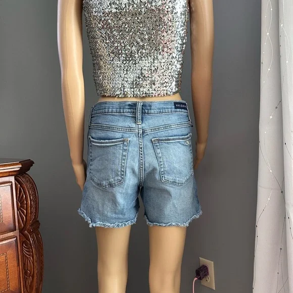 Rock & Republic Light Blue Denim Jean shorts - Picture 2 of 11